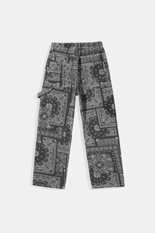 Y2K Bandana jeans in blue by Y2K Crew
