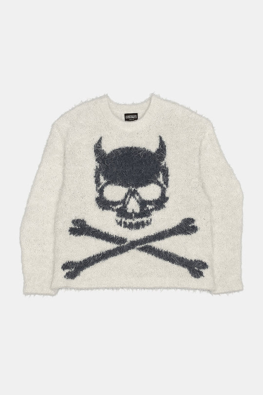 Y2K Bones knit in beige by Y2K Crew