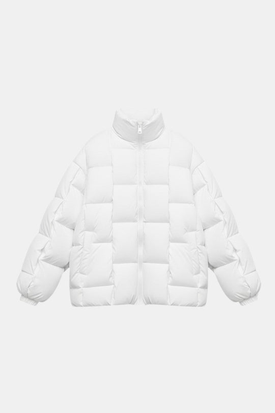 Y2K Braided coat in white by Y2K Crew