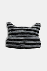 Crochet cat beanie