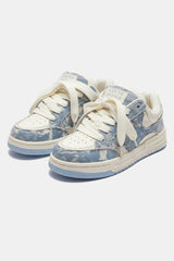 Faded sneakers