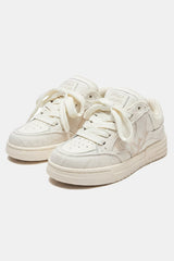 Faded sneakers