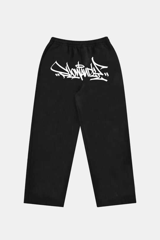Y2K Graffiti jogging in black by Y2K Crew
