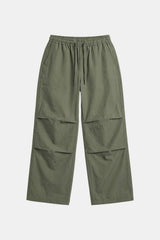 Khaki parachute pants