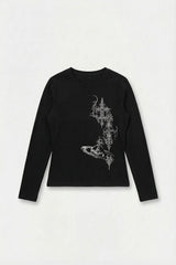 Long sleeve gothic t-shirt