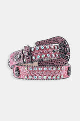 Pink rhinestone belt