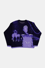 Purple knit