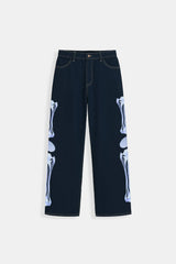 Skeleton bones jeans