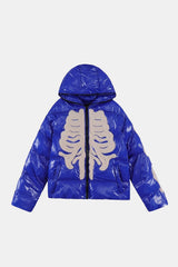 Skeleton down jacket