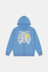 Skeleton heart jacket