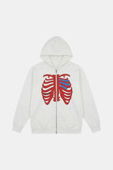 Skeleton heart jacket