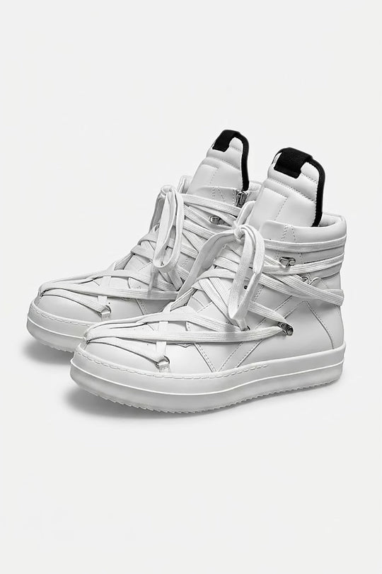 Y2K chunky lace high-top shoes by Y2K Crew