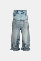 Double waist jeans