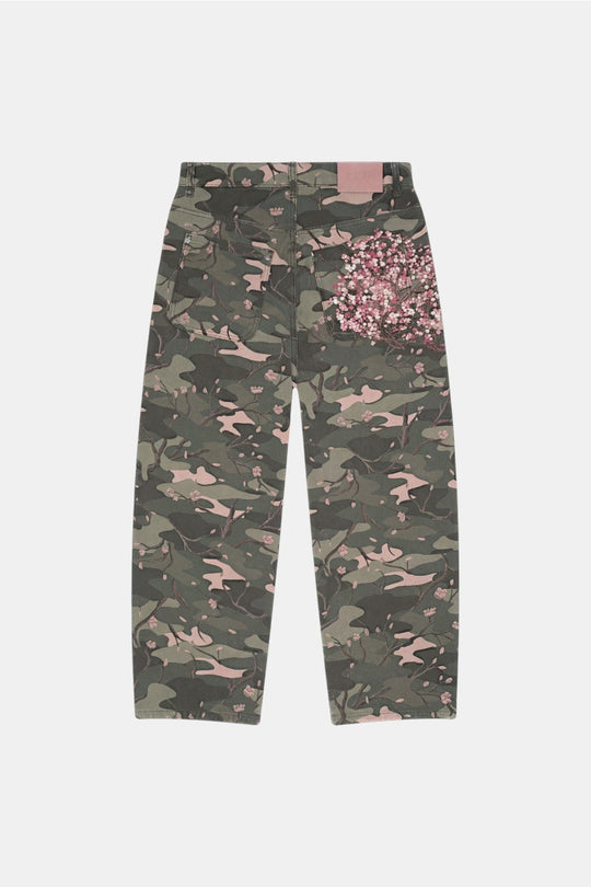 Y2K embroidered camo jeans by Y2K Crew