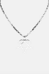 Heartagram necklace