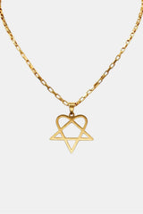 Heartagram necklace