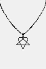 Heartagram necklace