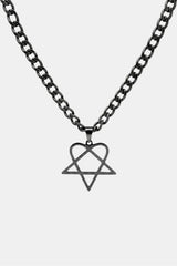 Heartagram necklace