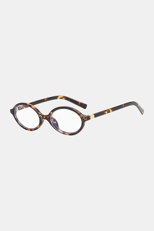Y2K leopard glasses in clear leopard by Y2K Crew