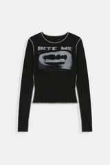 Y2k long sleeve top