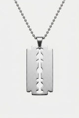 Razor blade necklace