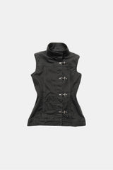 Sleeveless denim vest