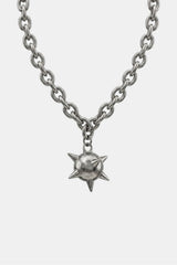 Spiked ball necklace