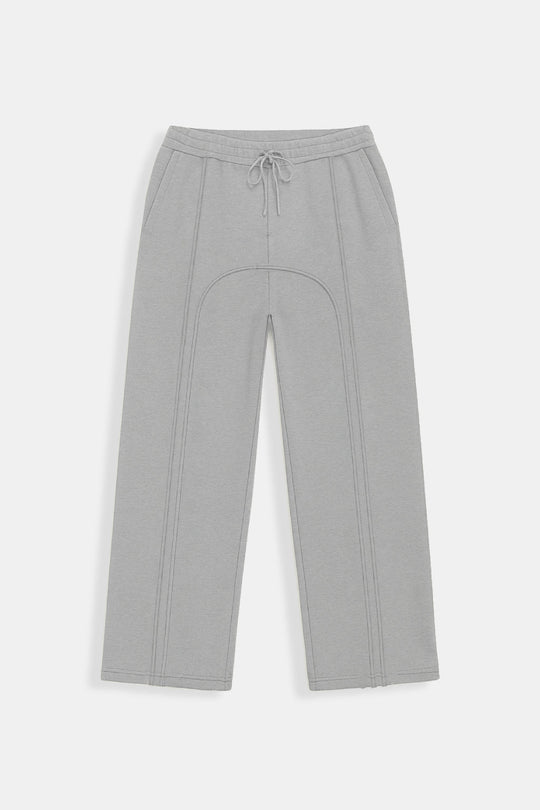 Y2K striped sweatpants in gray by Y2K Crew